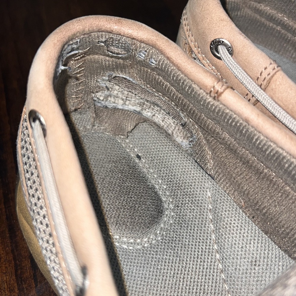 Sperry Top-Sider Intrepid 2 Eye Linen/Mesh Boat Shoe 9774829 Women Size 9 M - Picture 5 of 12